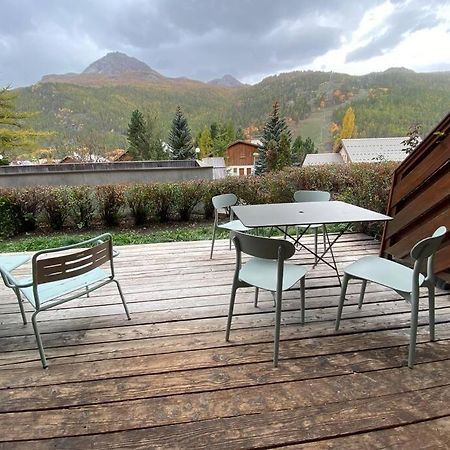 Appartement 4 Pers Grande Terrasse Vue Pistes Ski Saint-Chaffrey Exterior foto